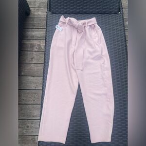 NWT Aritzia Front Tie Pants - BLUSH